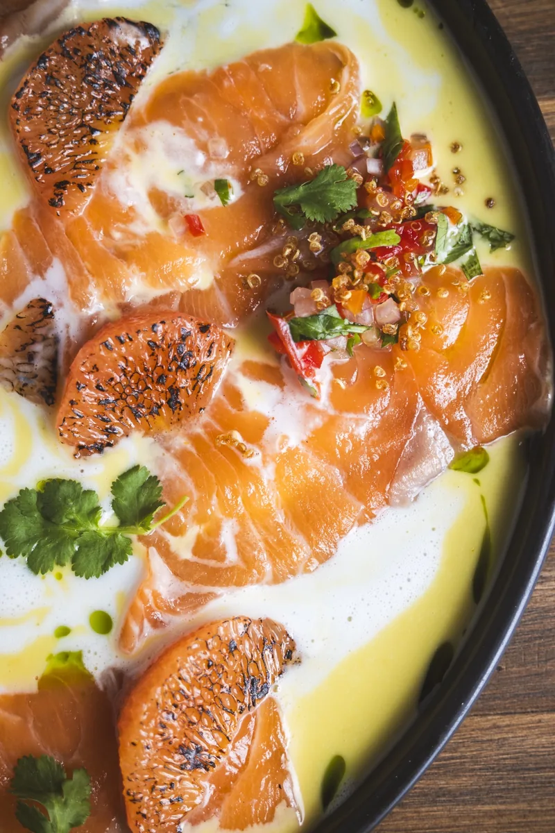 Tiradito de pomelo
