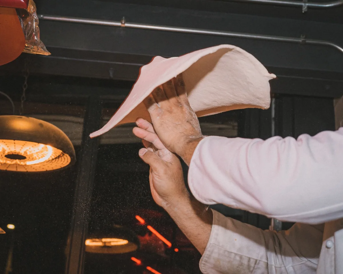Horno a leña de Segreta Pizza & Bar, Vitacura